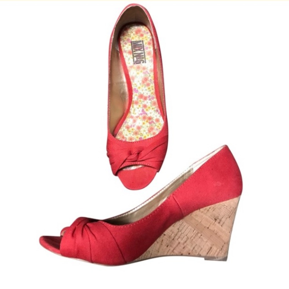 Open toe wedges